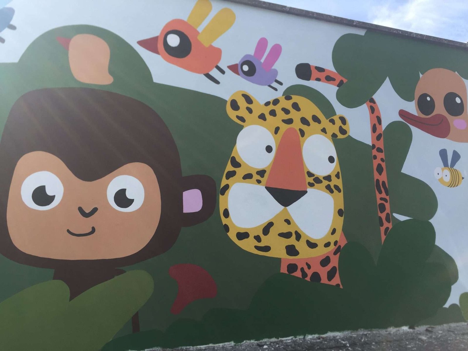 Detalle de mural finalizado